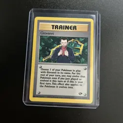 Pokemon Giovanni 104/132 Rare Non Holo Gym Challenge WOTC Trainer Collection - Image 3