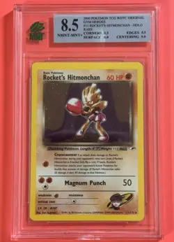 Pokemon 2000 Gym Heroes Rocket's Hitmonchan 👊🏼 11/132 Holo Rare NM - Mint+ 💎 - Image 1