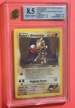 Pokemon 2000 Gym Heroes Rocket's Hitmonchan 👊🏼 11/132 Holo Rare NM - Mint+ 💎 - Image 3