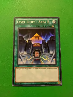Yugioh Level Limit - Area B AP07-EN010 Super Rare - Image 1