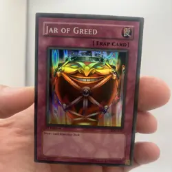 YU-GI-OH Jar of Greed - Trap - LON-047 - 1st Edition - Image 1