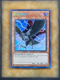 Yugioh D.D. Crow RA02-EN002 Secret Rare 1st Ed NM - Image 1