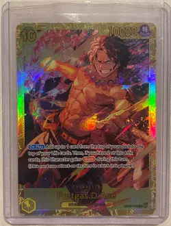 One Piece TCG: Portgas D. Ace SEC (OP07-119) M/NM+ - Image 1