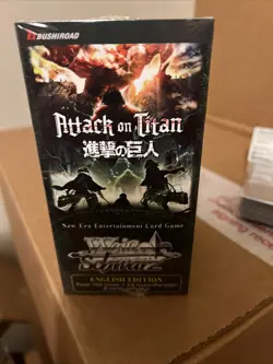 Weiss Schwarz SEALED Attack on Titan Volume 2 Booster Box!! - Image 4