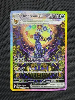 Pokemon TCG Prismatic Evolutions Umbreon EX Card 161/131 SIR MINT 💎 - Image 3