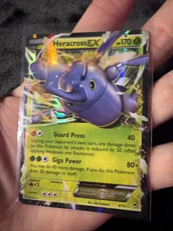 Heracross EX Holo Pokemon TCG Card Furious Fists Series 4/111 XY - Image 3
