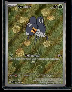 Nymble 096/094 Holo Illustration Rare Phantasmal Flames Pokemon Card - Image 1