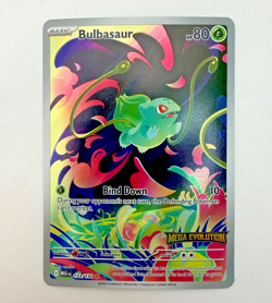 Pokemon Bulbasaur 133/132 MEG Rare Full Art Holo Basic Plant 2025 TCG Card EN - Image 1