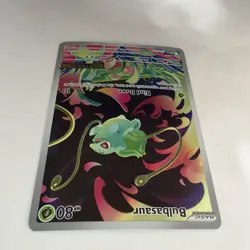 Pokemon Bulbasaur 133/132 MEG Rare Full Art Holo Basic Plant 2025 TCG Card EN - Image 5