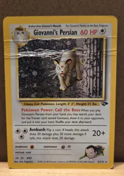 Giovanni's Persian Gym Challenge 8/132 Rare Holo DMG - ungraded Pokemon Card - Image 1