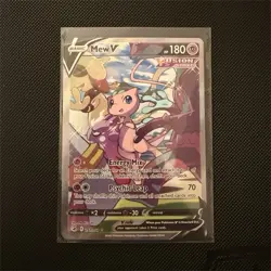 Pokemon Mew V Full Art Ultra Rare Holo 251/264 Fusion Strike English Card - Image 1