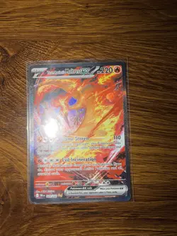 Pokemon TCG Team Rockets Moltres EX Holo Card 229/182 Sir Destined Rivals - Image 1