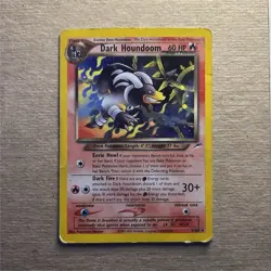 Pokemon Dark Houndoom Neo Destiny Holo Rare 7/105 Unlimited 60 HP English Card - Image 1