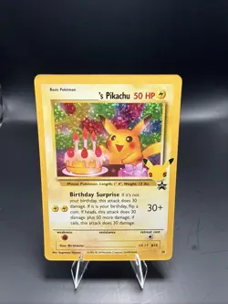 Pokemon TCG Birthday Pikachu Celebrations Classic Collection Promo Card #24 A - Image 2