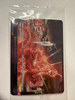 Burning Godzilla's Rampage Godzilla vs Godzilla [BP01] Card Game Promo SEALED - Image 1
