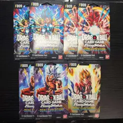 Dragon Ball Super Card Game Fusion World FB09 Dual Evolution Booster Packs x7 - Image 1