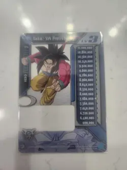 Goku SS4 Protector Dragon Ball GT Z TCG Rare Foil Hi-Tech 274 DBZ Lv 3 CCG Card - Image 1