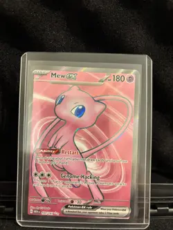 Pokemon Mew EX Ultra Rare TCG Card 193/165 Scarlet and Violet 151 Series - Image 1