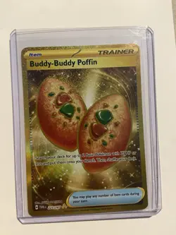 Pokemon TCG Buddy-Buddy Poffin Scarlet & Violet Twilight Masquerade Card 223/167 - Image 1