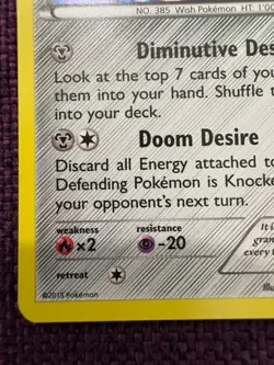 Pokemon TCG XY Roaring Skies Jirachi Holo Rare 42/108 LP - Image 4