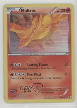 Moltres Holo Pokemon Black & White Legendary Treasures #22 - Image 1