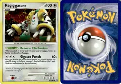 Regigigas 37/146 D&P Legends Awakened Cosmos Holo Rare Pokemon HP Crease - Image 1