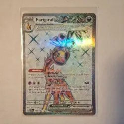 The Pokemon Company Farigiraf ex Ultra Rare Holo SV05 Temporal Forces 194/162 EX - Image 1