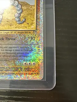 Onix 84/110 Reverse Holo Rare Legendary WOTC Vintage Pokemon - Image 5