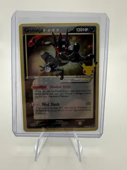 Pokemon TCG Greninja Gold Star Holo SWSH144 Black Star Promo - Image 1