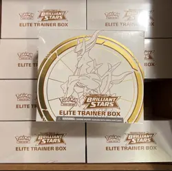 Pokemon TCG - Sword & Shield - Brilliant Stars Elite Trainer Box ETB - Sealed 820650850127 - Image 1