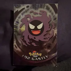 Pokemon 2000 Topps Series 2 Blue Logo Gastly #92 Foil - Image 1