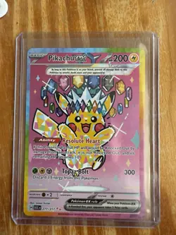 Pokemon TCG Pikachu EX 277/217 ME Ascended Heroes SIR NM - Image 1