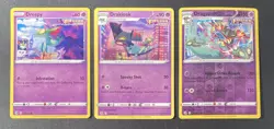 Pokemon TCG - Dragapult 130/264 Fusion Strike Drakloak Dreepy Evolution Set - Image 1