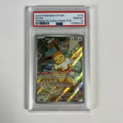 Pokemon TCG Eevee 173 Holo ETB Promo Prismatic Evolutions PSA 10 - Image 1