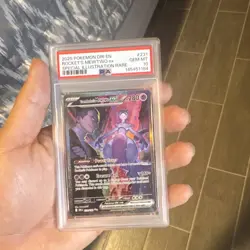 Pokemon Team Rocket's Mewtwo ex Sv10 Destined Rivals PSA 10 Special Illustratio… - Image 3