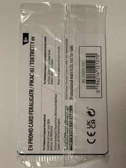 Pikachu Feraligatr Toxtricity Pokemon TCG Illustration Contest 2024 Promo SEALED - Image 2