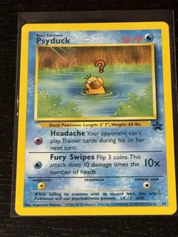 Black Star Promo #20 Psyduck Vintage Pokemon Unplayed - Image 1