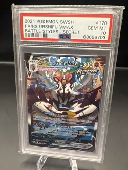Pokemon Rapid Strike Urshifu VMAX Alternate Art Secret Rare Holo 170/163 PSA 10 - Image 1