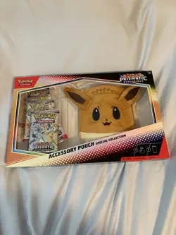 Pokemon TCG Prismatic Evolutions Accessory Pouch Special Collection - Image 1