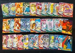 1999 Topps Pokemon TV Series 1 Non Foil Lot - NM/LP (35 Total) Red Logo - Image 1