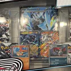 Pokemon Scarlet & Violet Black & White Bolt Flare Premium Collection Box Kyurem - Image 5