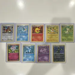 Pokemon TCG Holo Lot of 9: Eevee, Vaporeon, Flareon, Jolteon, Leafeon Promo - Image 1