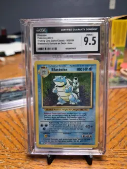 2023 Pokemon Blastoise & Suicune ex Deck TCG Classic Blastoise #003/034 CGC 9.5 - Image 1