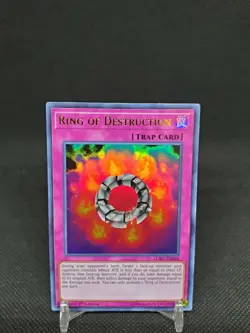 Ring of Destruction LCKC-EN050 Ultra Rare 1st Edition NM Yugioh Card - Image 1