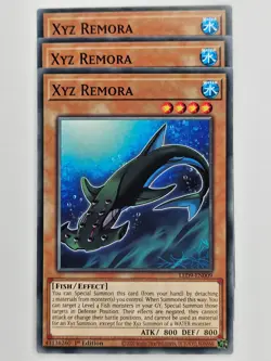 Yu Gi Oh - 3x LED9-EN009 Xyz Remora - Common - Image 1