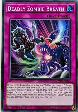 Yugioh Maze of Muertos MZMU 1st Edition Super Rare MINT - Image 4