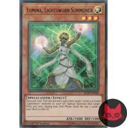 Yugioh Lumina, Lightsworn Summoner BLLR-EN038 Ultra Rare 1st Edition NM - Image 1