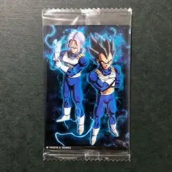 S3628 Vegeta & Trunks Japanese Dragon Ball Itajaga Vol.8 Card Sealed Bandai D9 - Image 1