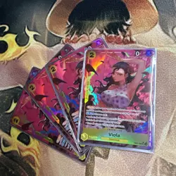 Viola EB01-052 Alternate Art Foil NM One Piece TCG Super Rare Card - Image 1