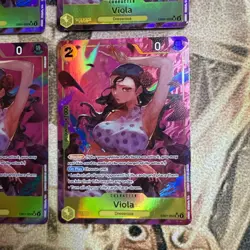 Viola EB01-052 Alternate Art Foil NM One Piece TCG Super Rare Card - Image 4